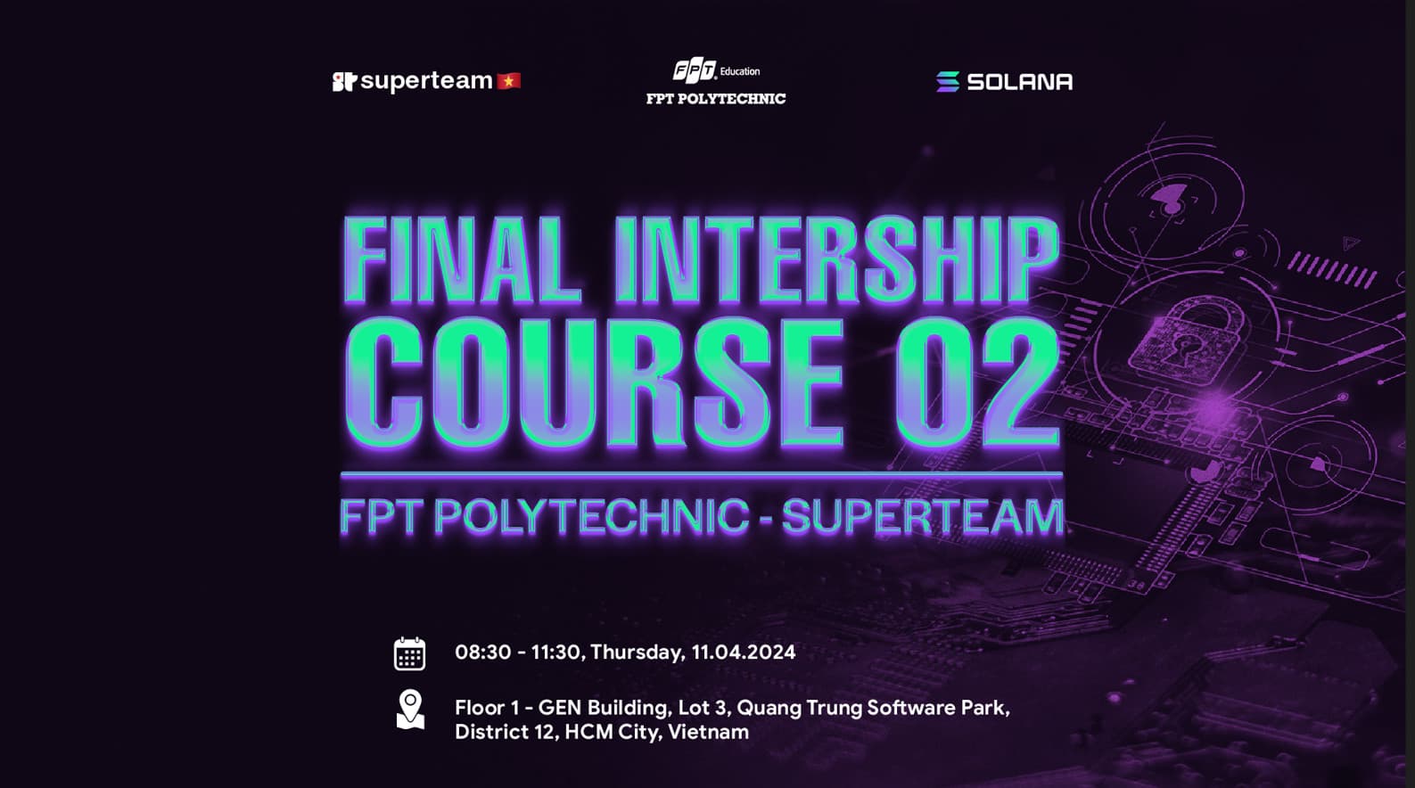 [HCM] FPT Polytechnic's Build with Solana Internship Program - Season 2 banner