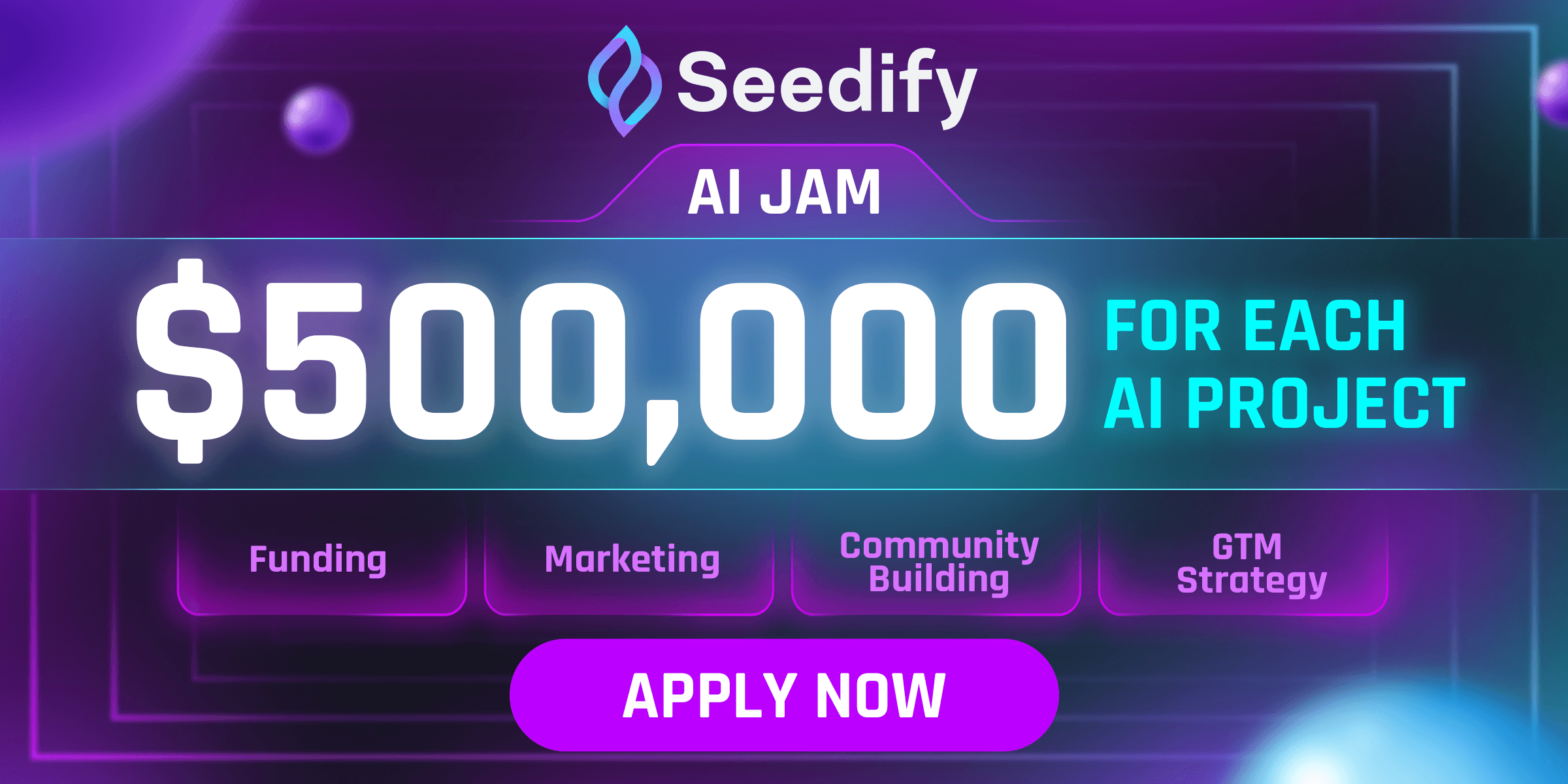 Seedify AI JAM banner
