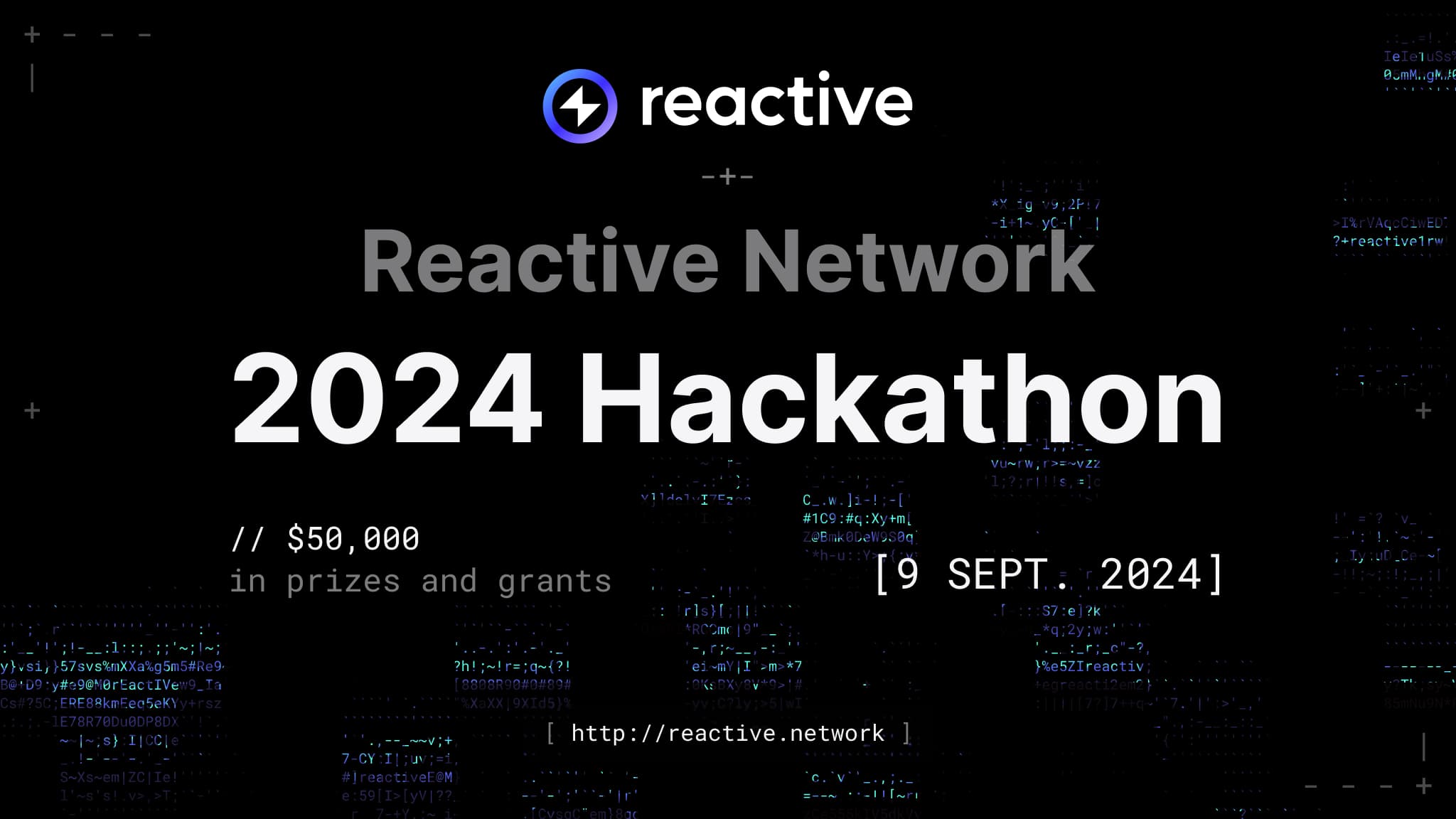 Reactive Hackathon - Hacking the Next Generation of Smart Contracts banner