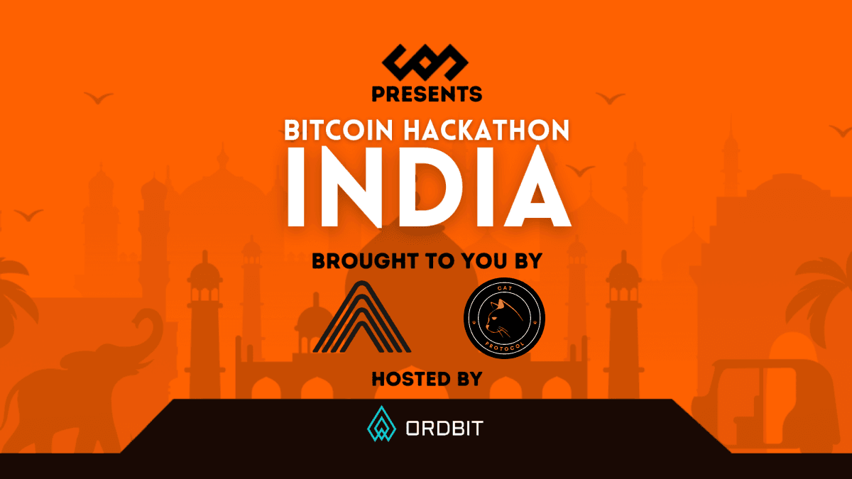 Bitcoin Ordinals India Hackathon banner