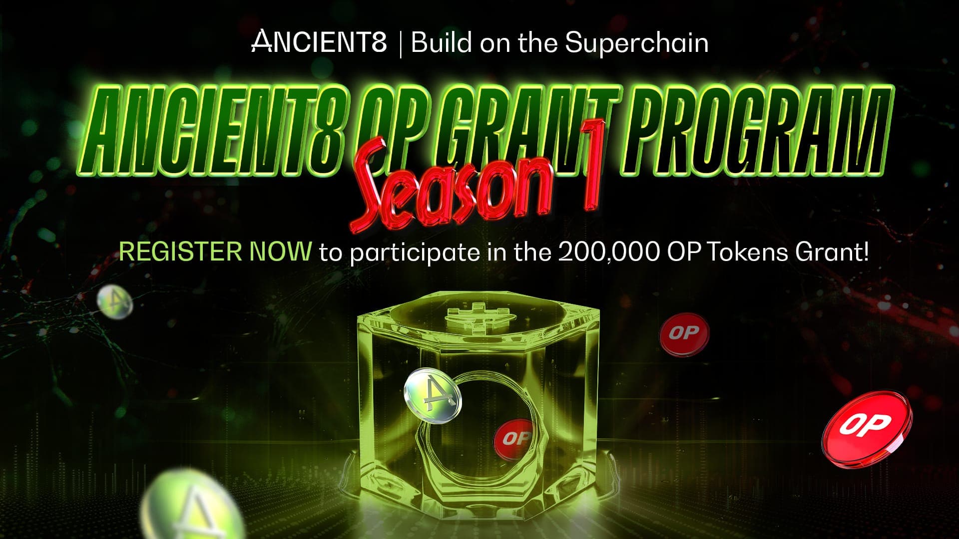 Ancient8 OP Grant Program banner