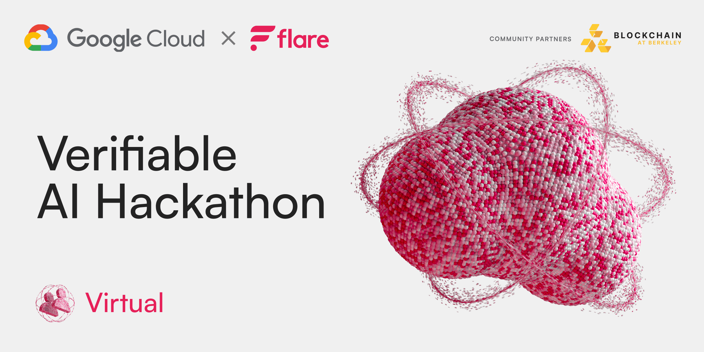 (Virtual) Flare x Google Verifiable AI Hackathon banner