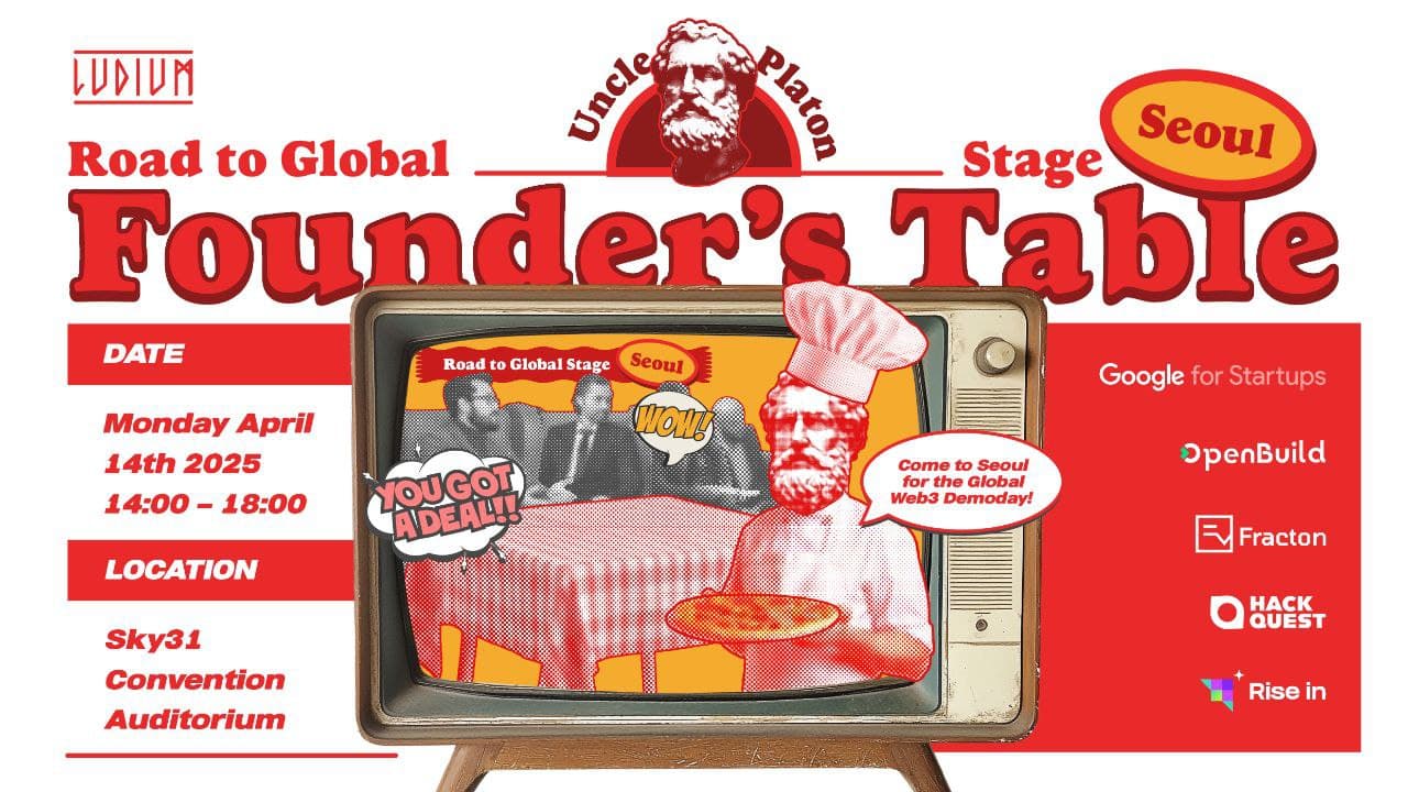 [Road to Seoul] Founder's Table banner