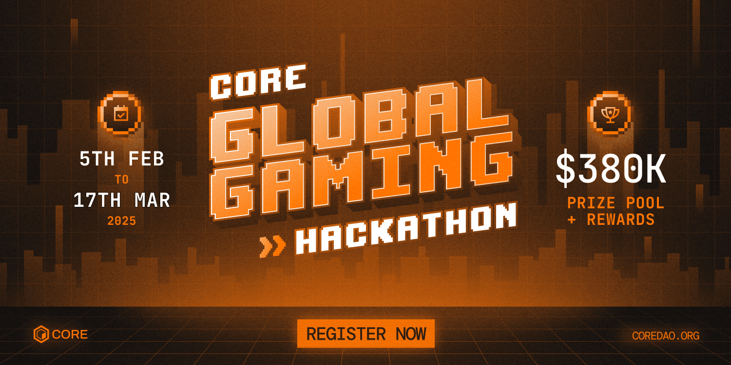 Core Global Gaming Hackathon banner