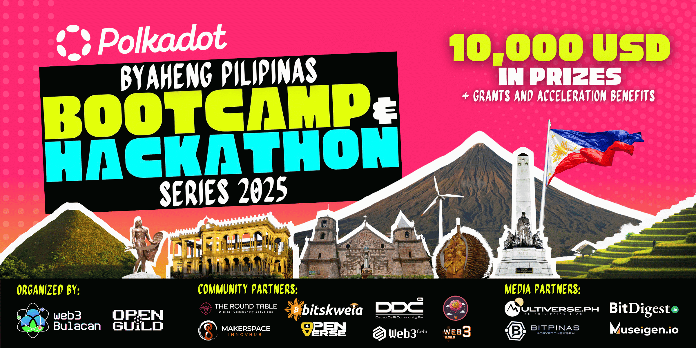 Polkadot Philippines Hackathon 2025 banner