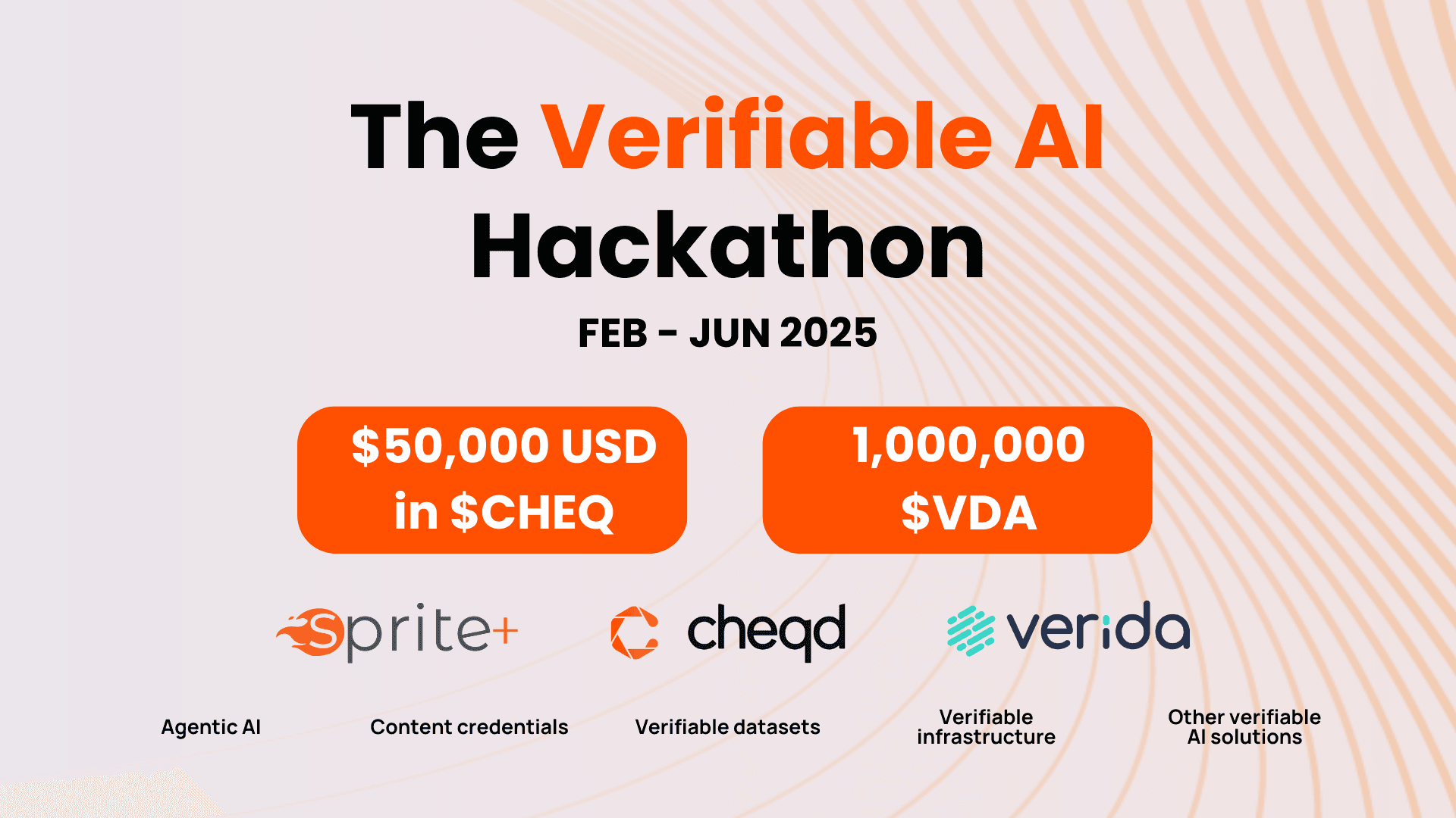Verifiable AI, save the world with cheqd banner