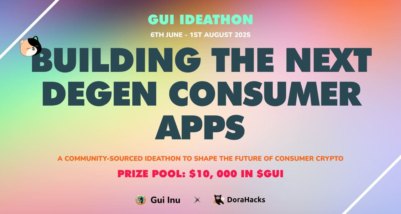 GUI INU Ideathon: Build with $GUI banner