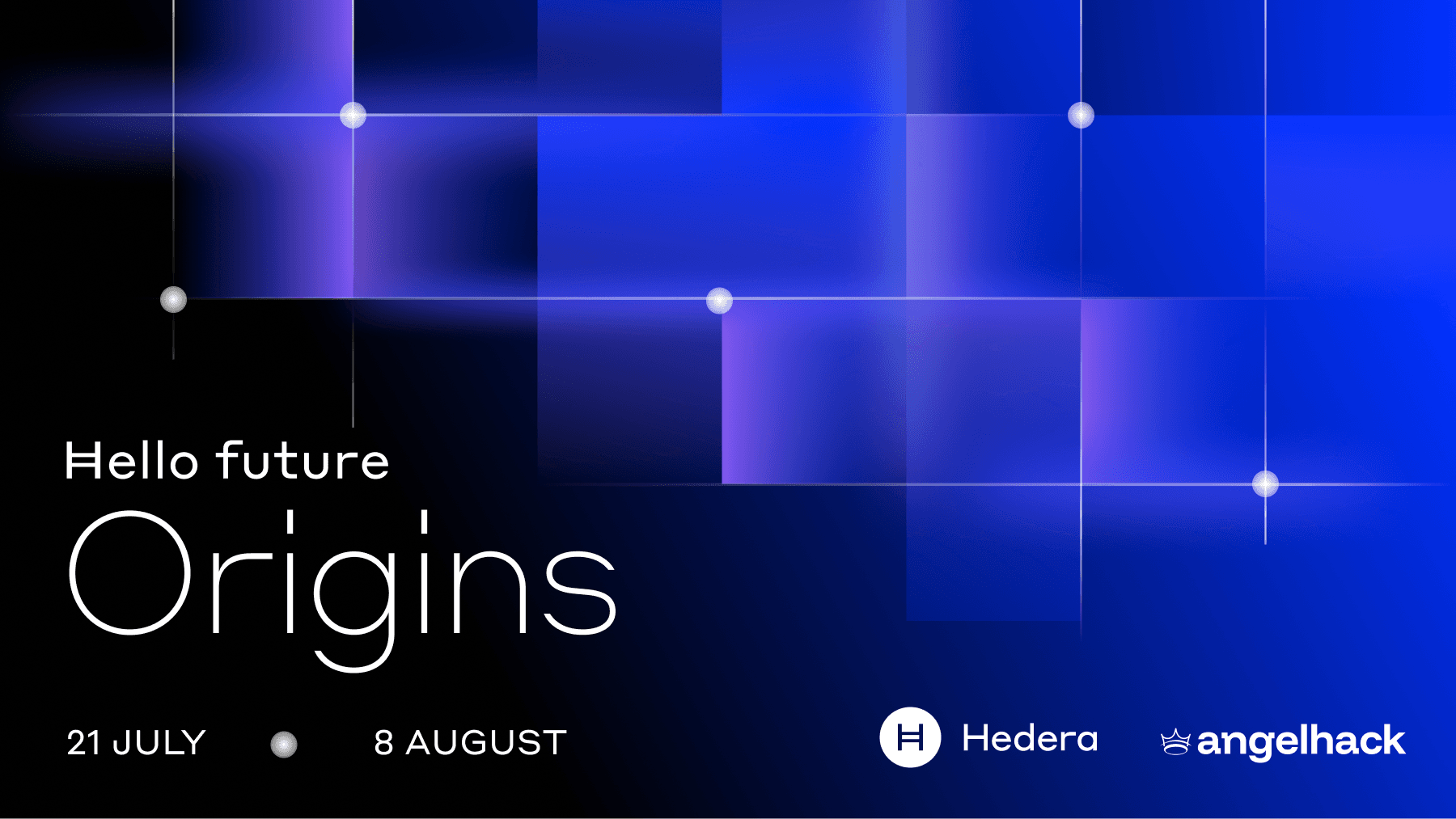 Hedera Hello Future: Origins Hackathon 2025 banner