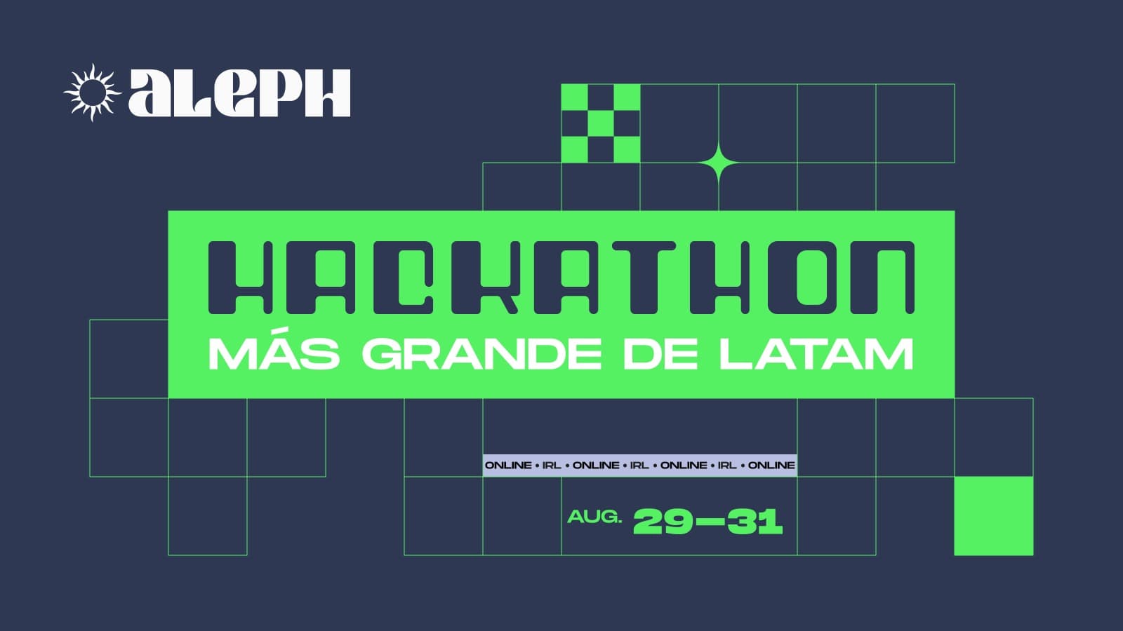 Aleph Hackathon - The biggest hackathon in LATAM banner