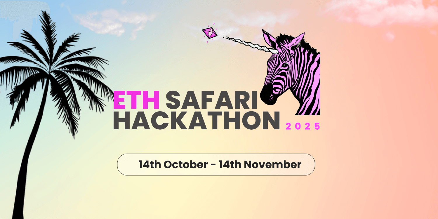 ETHSafari Hackathon 2025 banner