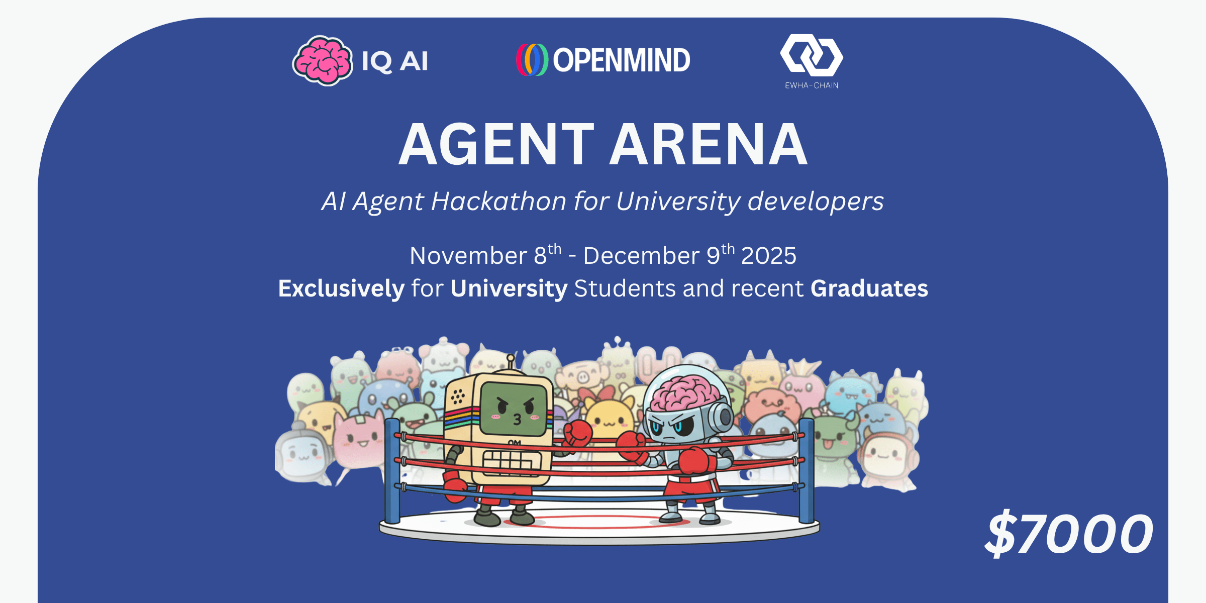 Agent Arena - University Hackathon banner