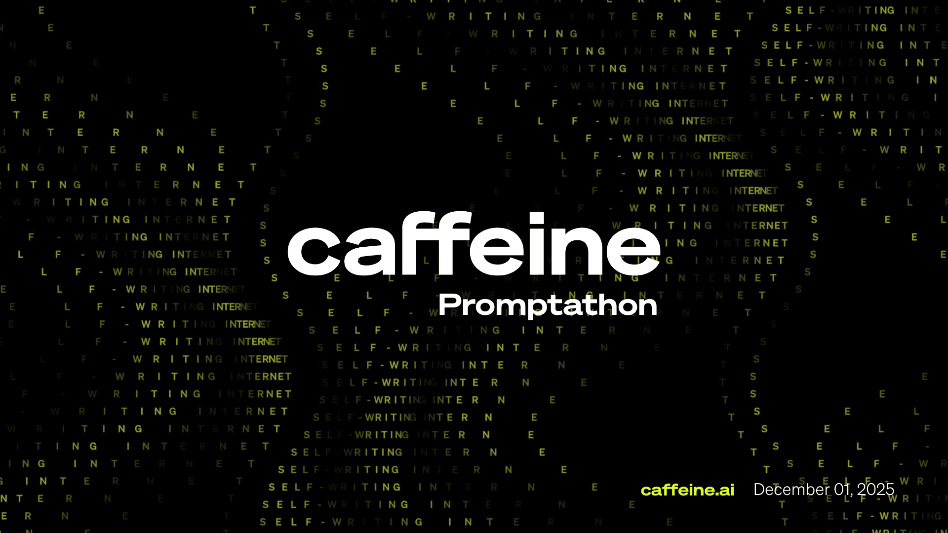 Caffeine Promptathon banner