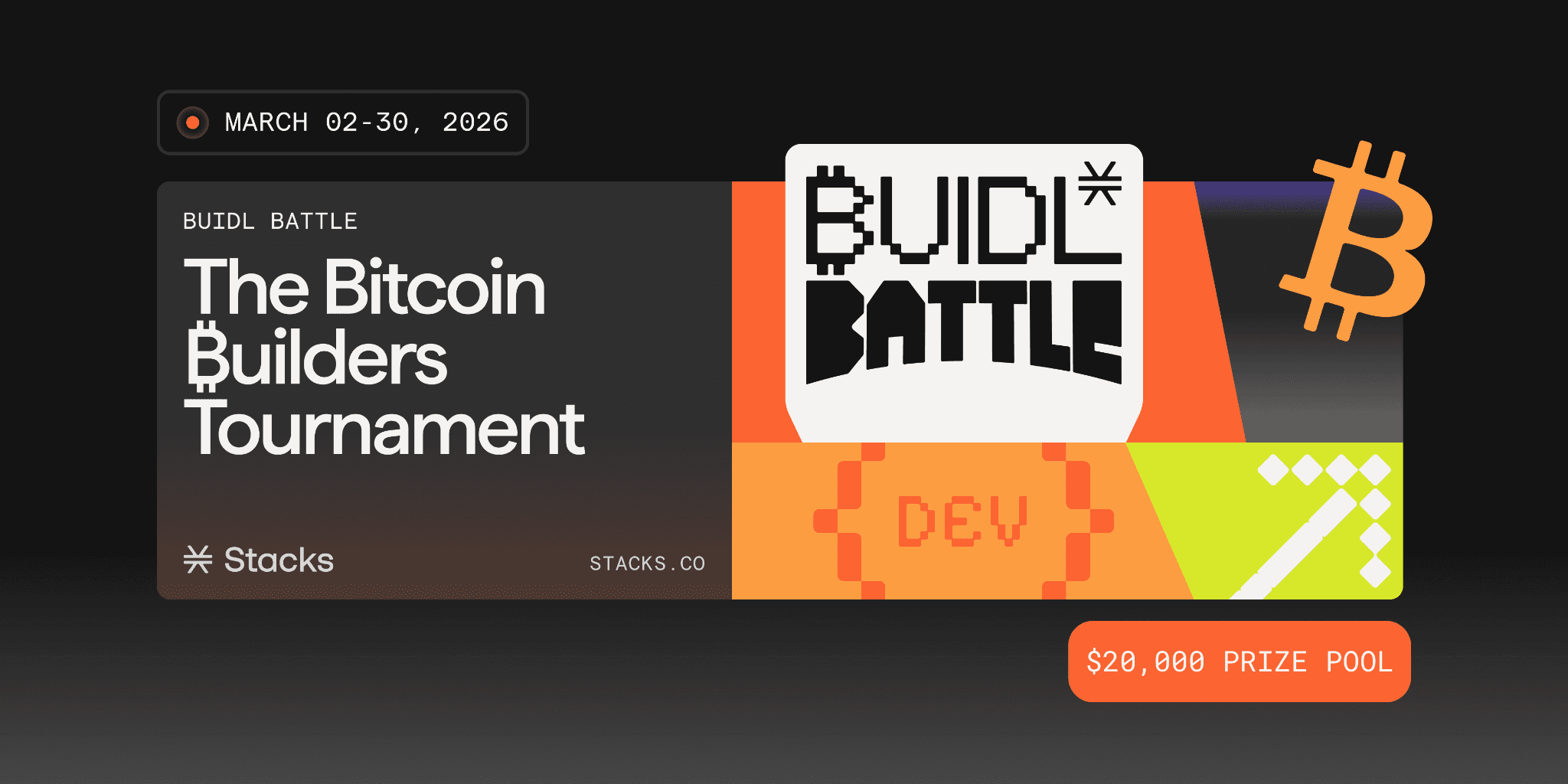 BUIDL BATTLE #2 | The Bitcoin Builders Tournament banner