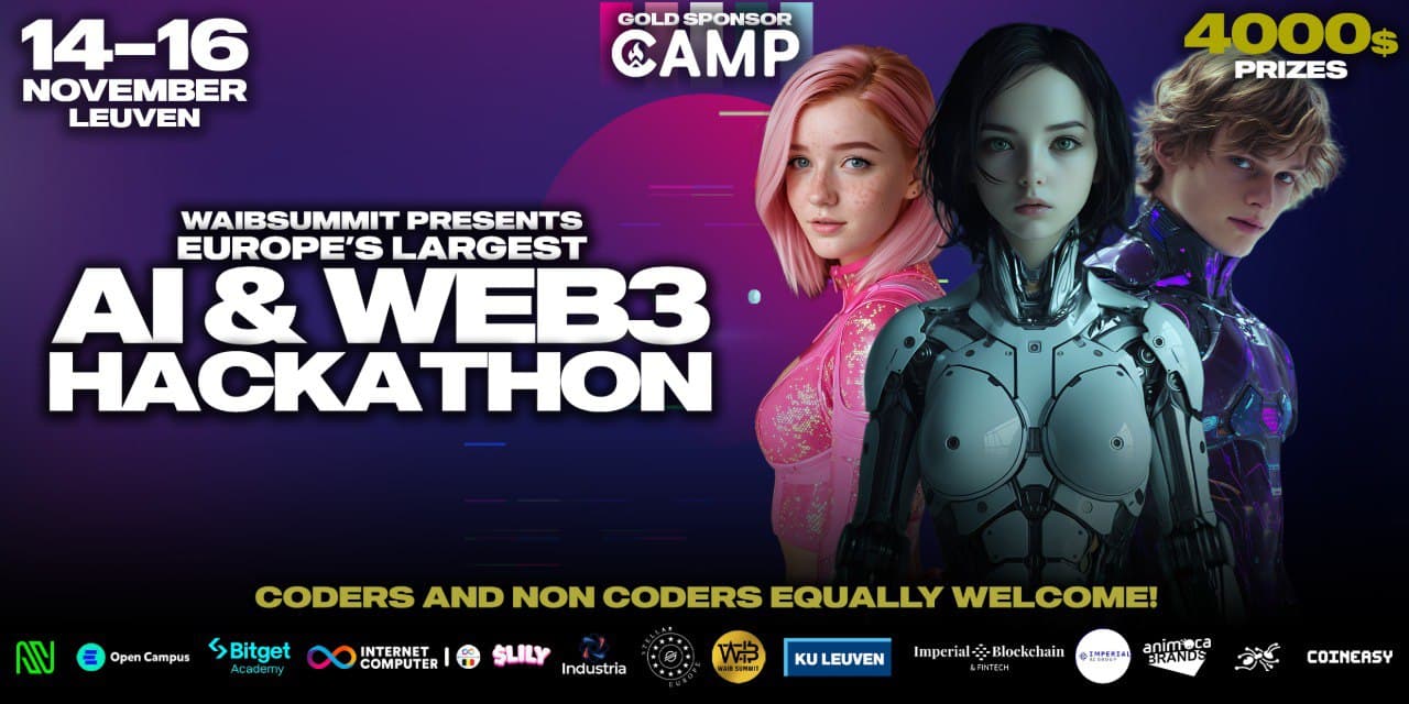 WAIB Summit Web3 & AI Hackathon - LEUVEN (Offsite + Online) banner